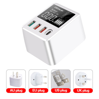 Smart Identification Display Fast Charge Travel Charger