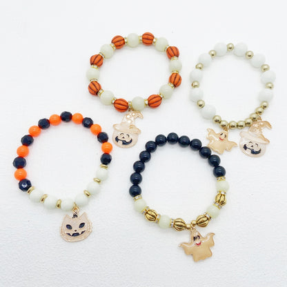 Halloween Bracelet Pumpkin Head Ghost Luminous Bracelet